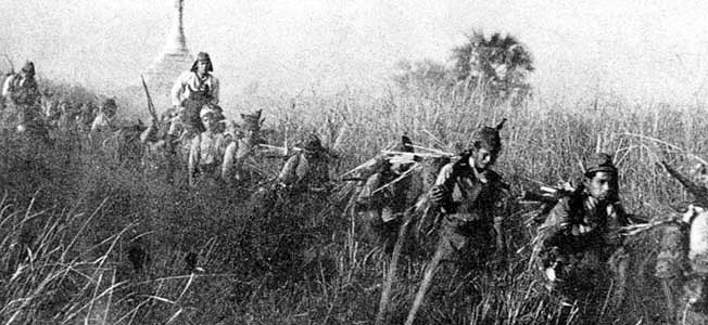 インパール作戦、コヒマに向けて進撃する日本軍